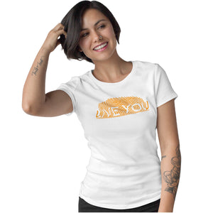 Live You Orange Fingerprint Women's Tee